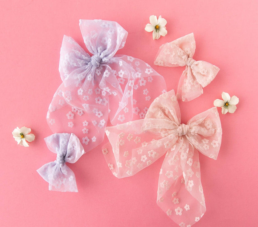 Bloom - Pink | Tulle Statement Bow