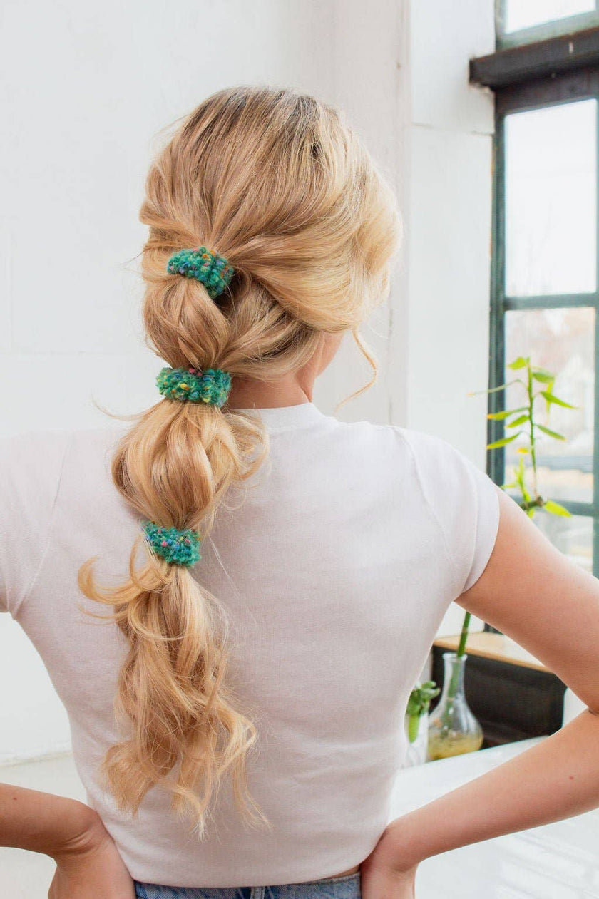 Pom Pom Hair Ties - Choose Your Color!