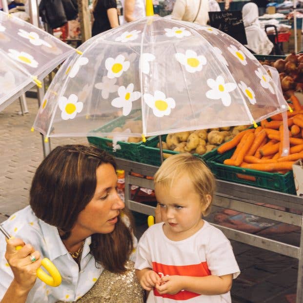 Mathilde Cabanas White Floral Umbrella 🌼 (Child)