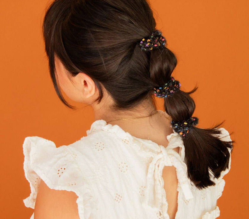 Pom Pom Hair Ties - Choose Your Color!