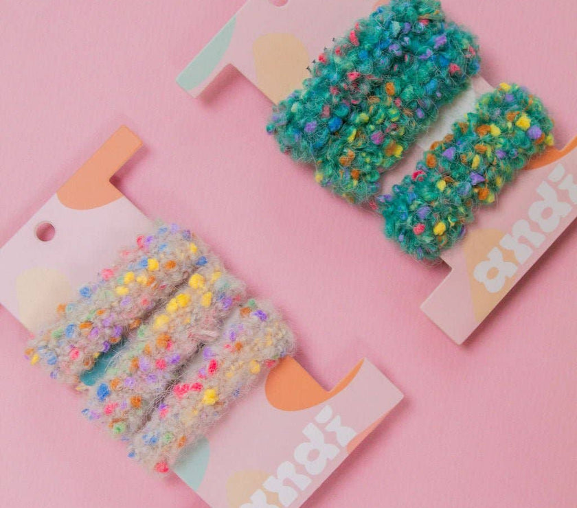 Pom Pom Hair Ties - Choose Your Color!