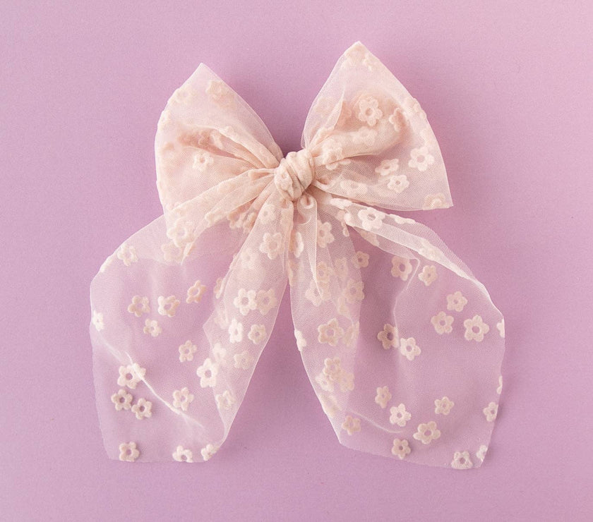Bloom - Pink | Tulle Statement Bow