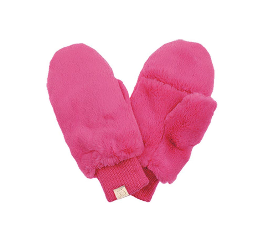 Faux Fur Transitional Glove 3-4 Y