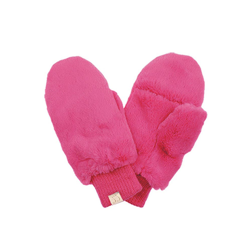 Faux Fur Transitional Glove 3-4 Y