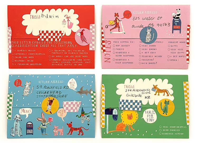 Animal Menagerie Stationery Kit - Laeta Kids