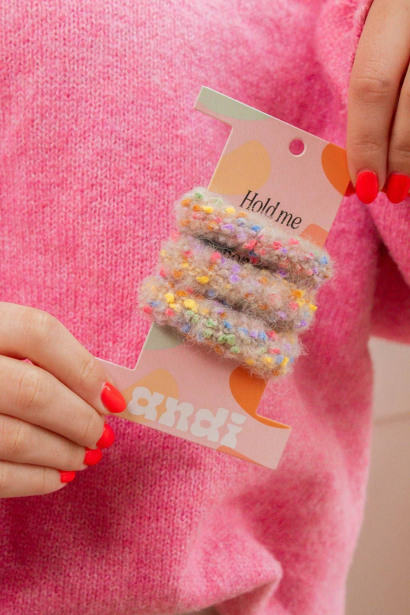 Pom Pom Hair Ties - Choose Your Color!