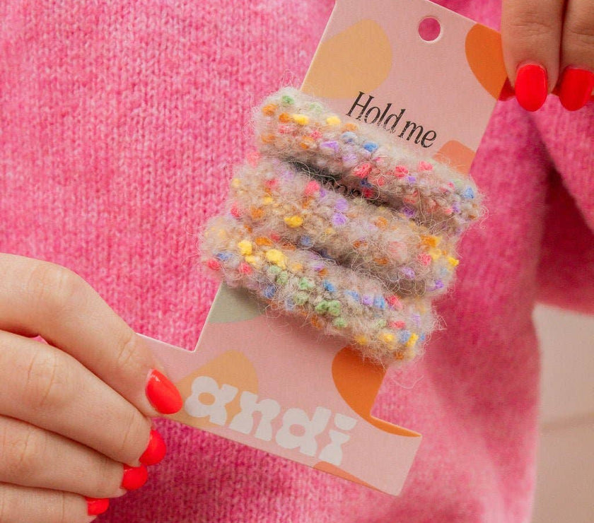 Pom Pom Hair Ties - Choose Your Color!