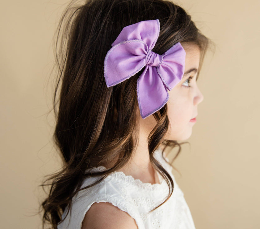 Striking Purple | Petite Party Bow