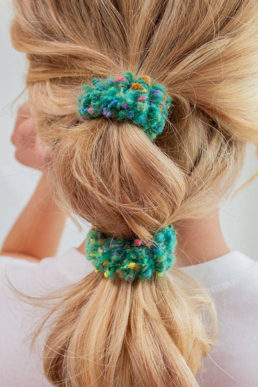 Pom Pom Hair Ties - Choose Your Color!