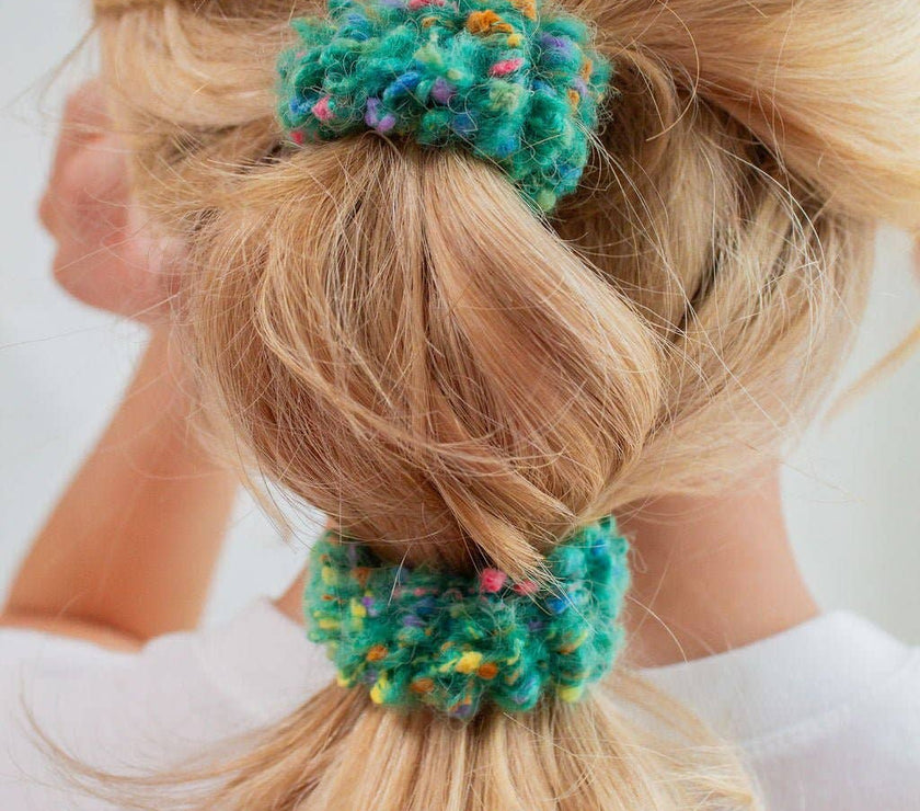 Pom Pom Hair Ties - Choose Your Color!