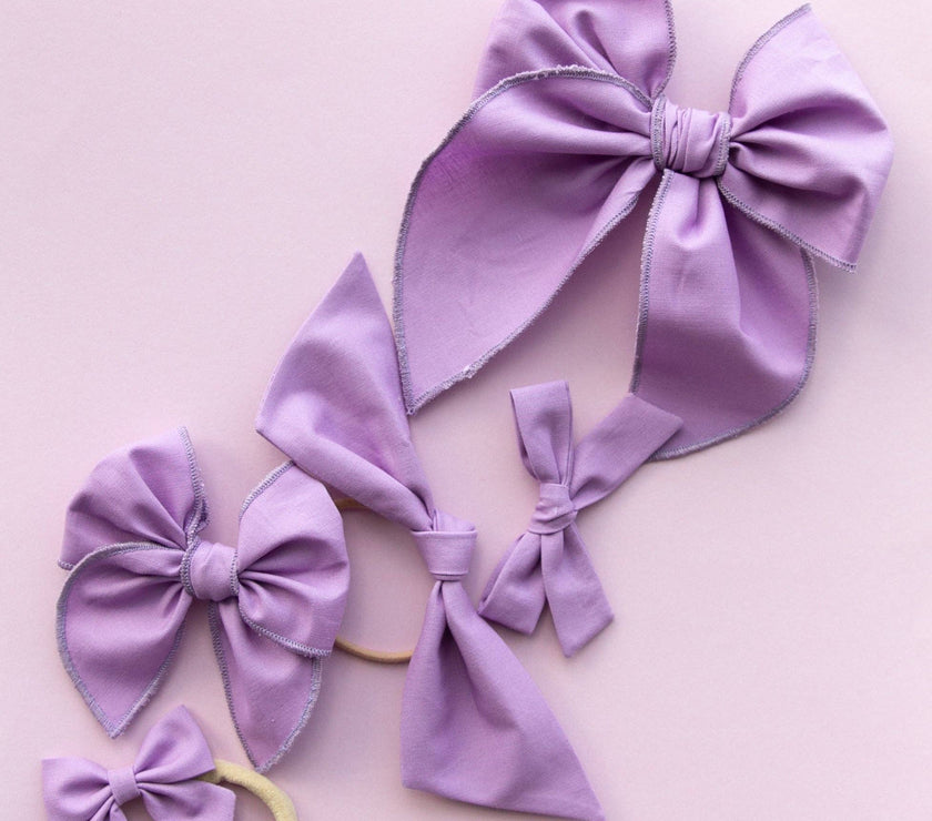 Striking Purple | Petite Party Bow