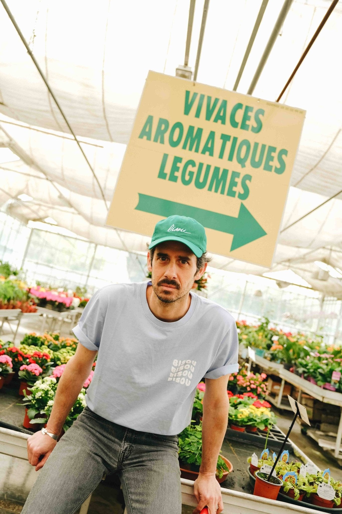 Green Bisou cap - Laeta Kids