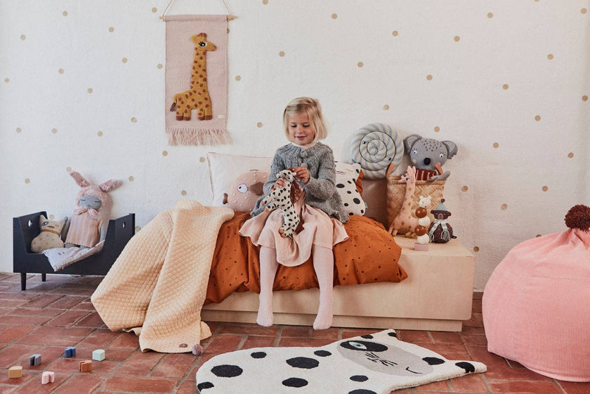 Lollipop Cushion - Blue - Laeta Kids