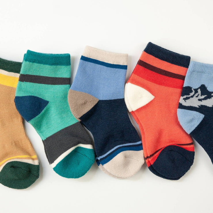 Merino Wool Mini - Crew Socks (Pack of 3) - Laeta Kids