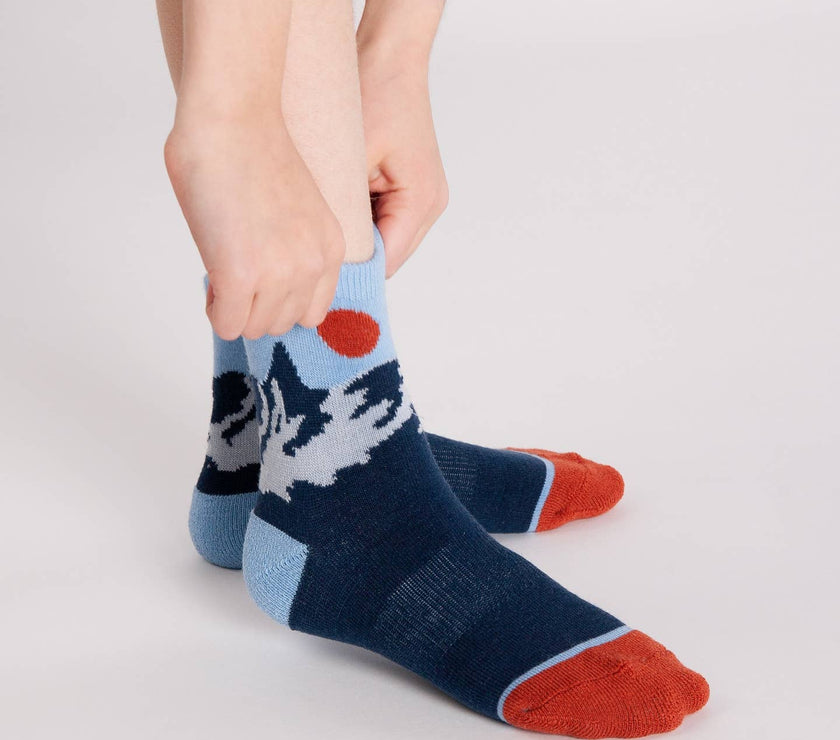 Merino Wool Mini - Crew Socks (Pack of 3) - Laeta Kids