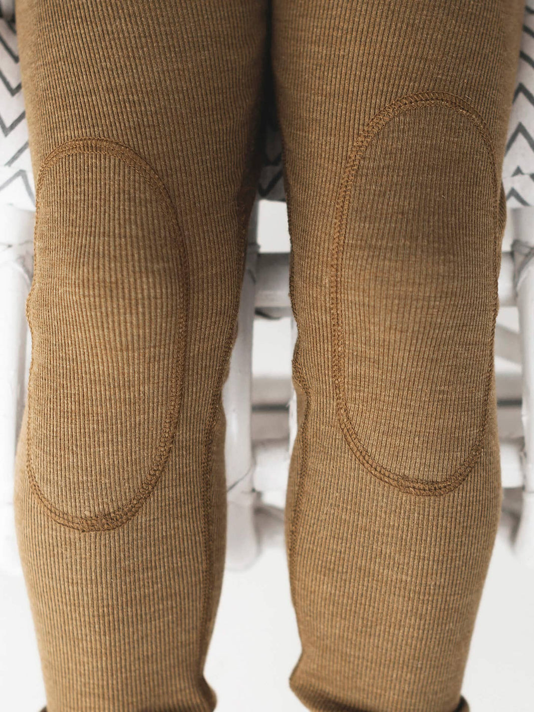 Merinosilk Leggings - Reinforced Knee, Mashine Washable, Organic - Laeta Kids
