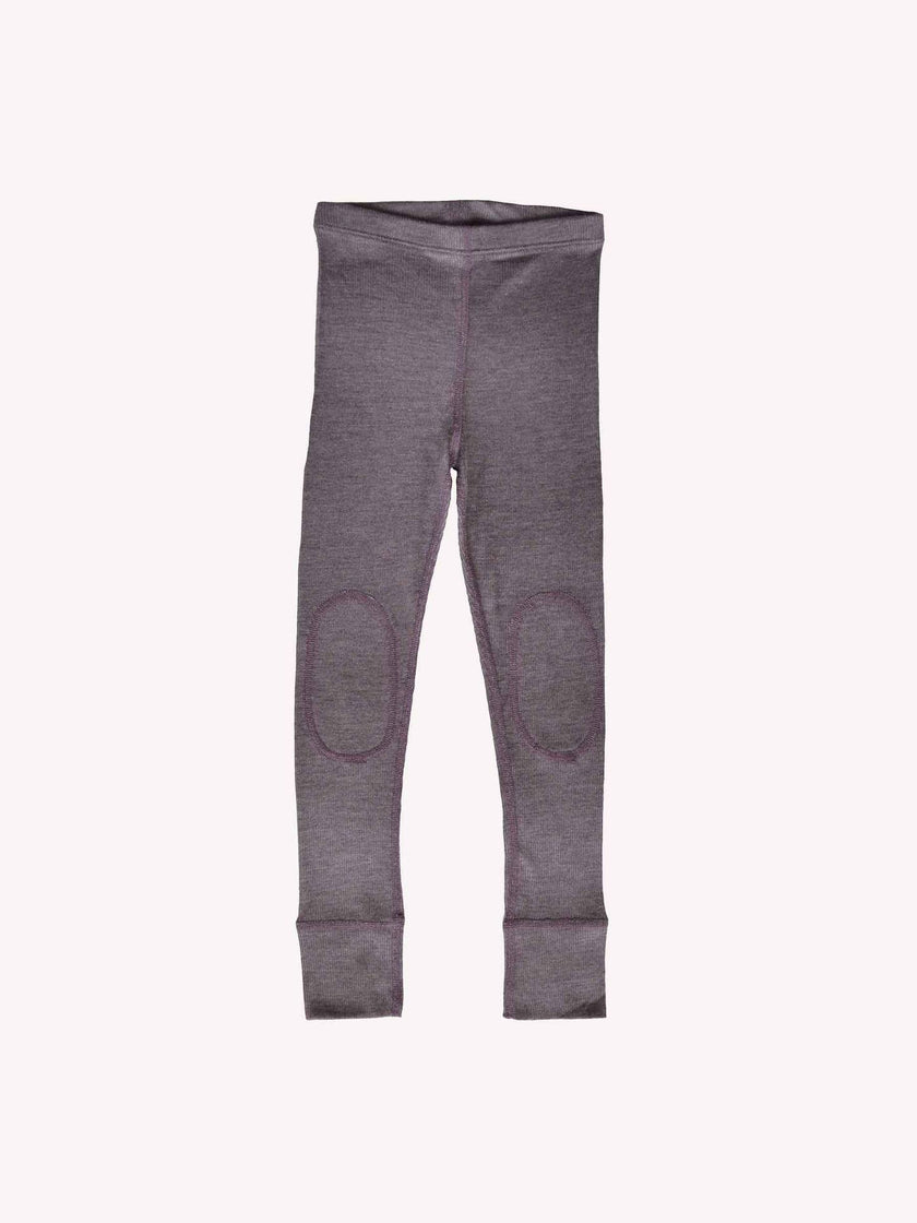 Merinosilk Leggings - Reinforced Knee, Mashine Washable, Organic - Laeta Kids