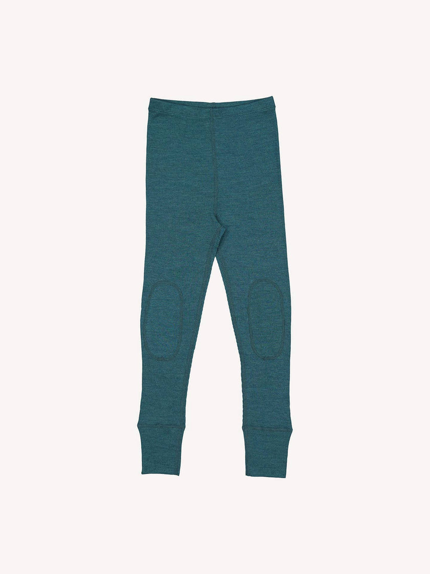 Merinosilk Leggings - Reinforced Knee, Mashine Washable, Organic - Laeta Kids