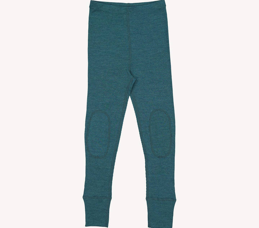Merinosilk Leggings - Reinforced Knee, Mashine Washable, Organic - Laeta Kids