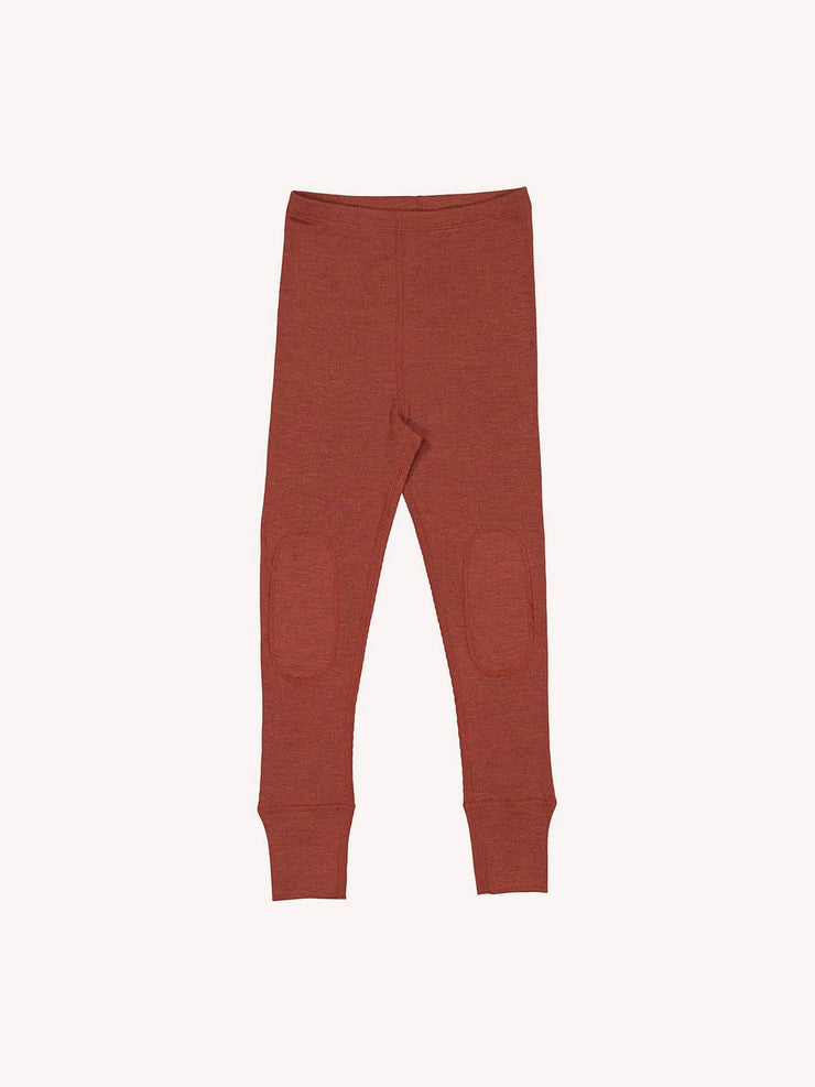 Merinosilk Leggings - Reinforced Knee, Mashine Washable, Organic - Laeta Kids