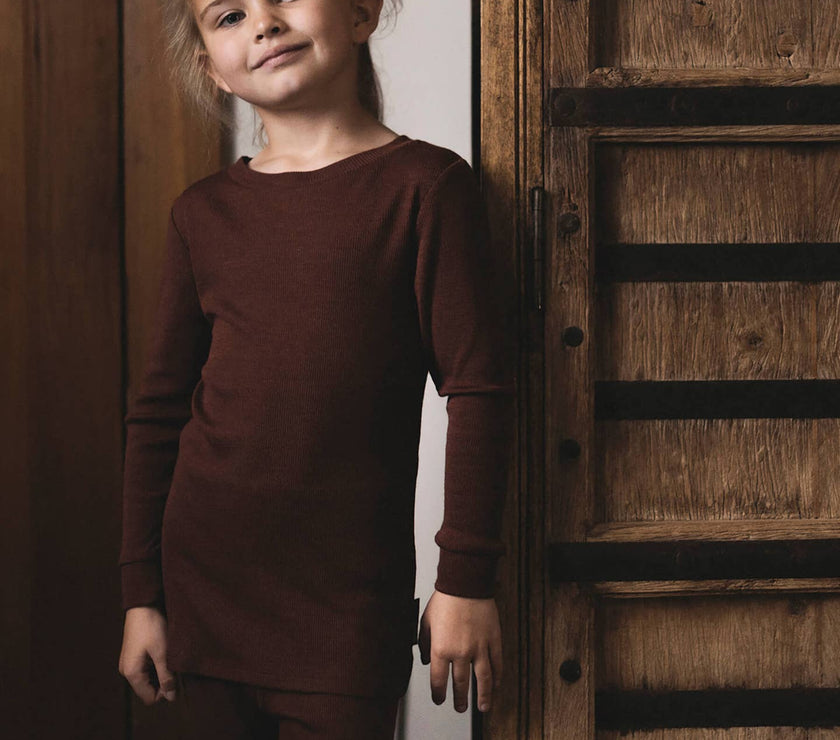 Merinosilk Top - Mashine Washable, Organic - Laeta Kids