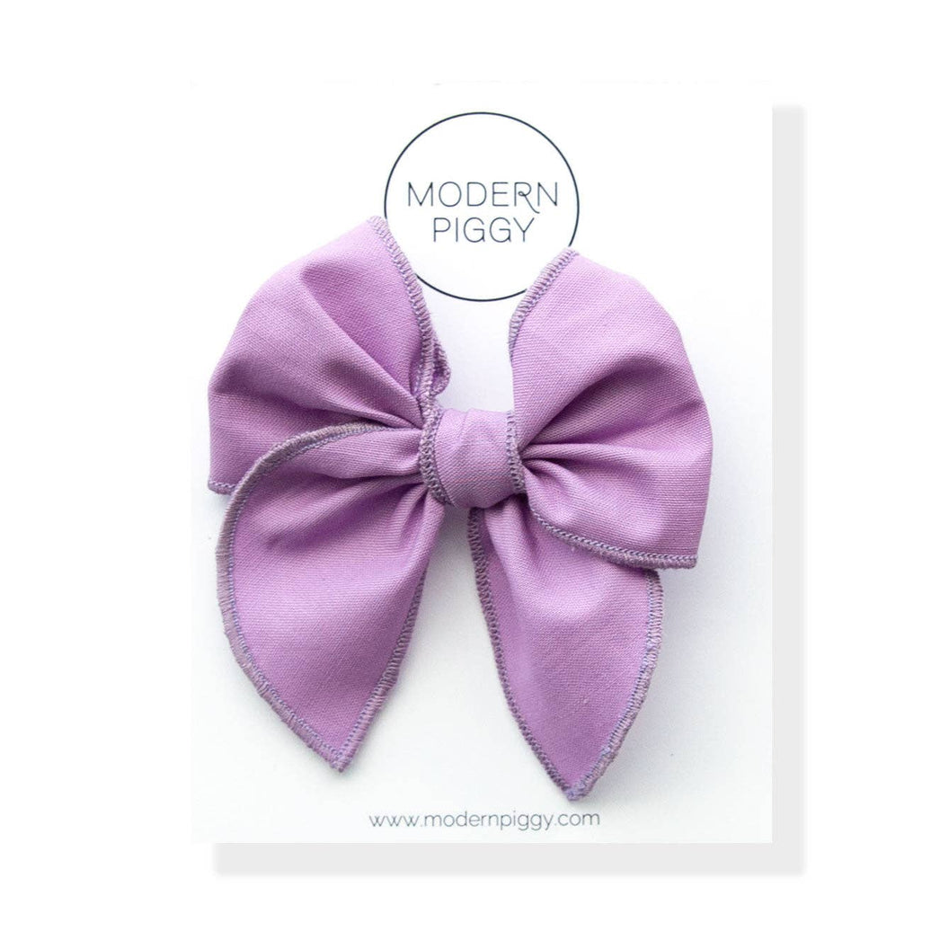 Striking Purple | Petite Party Bow - Laeta Kids
