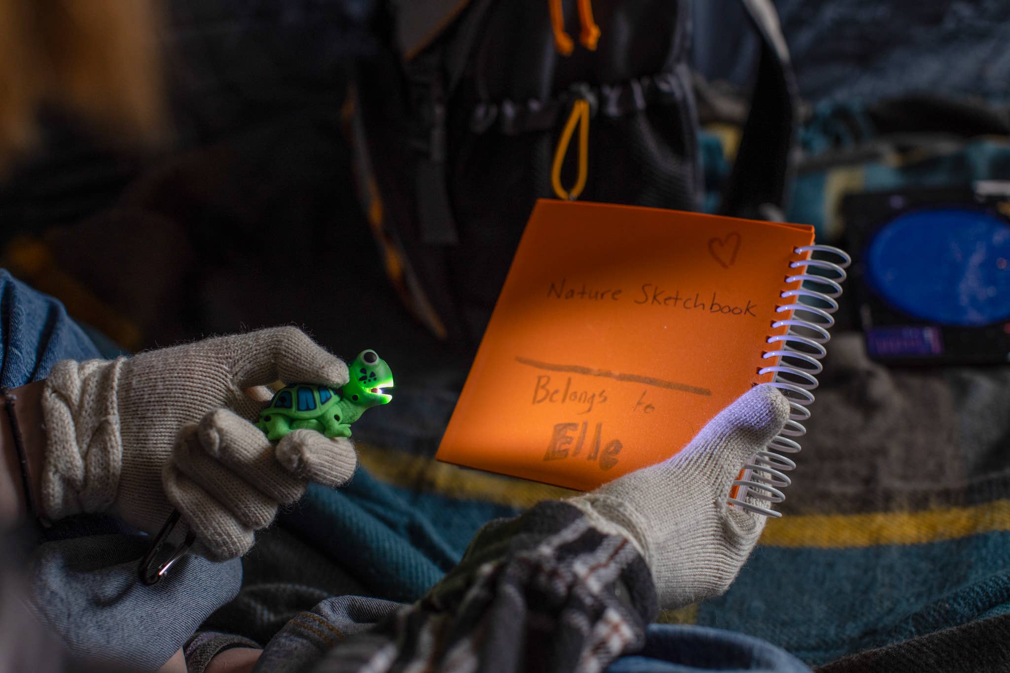 WildLight Animal Carabiner Flashlight - Green Turtle - Laeta Kids