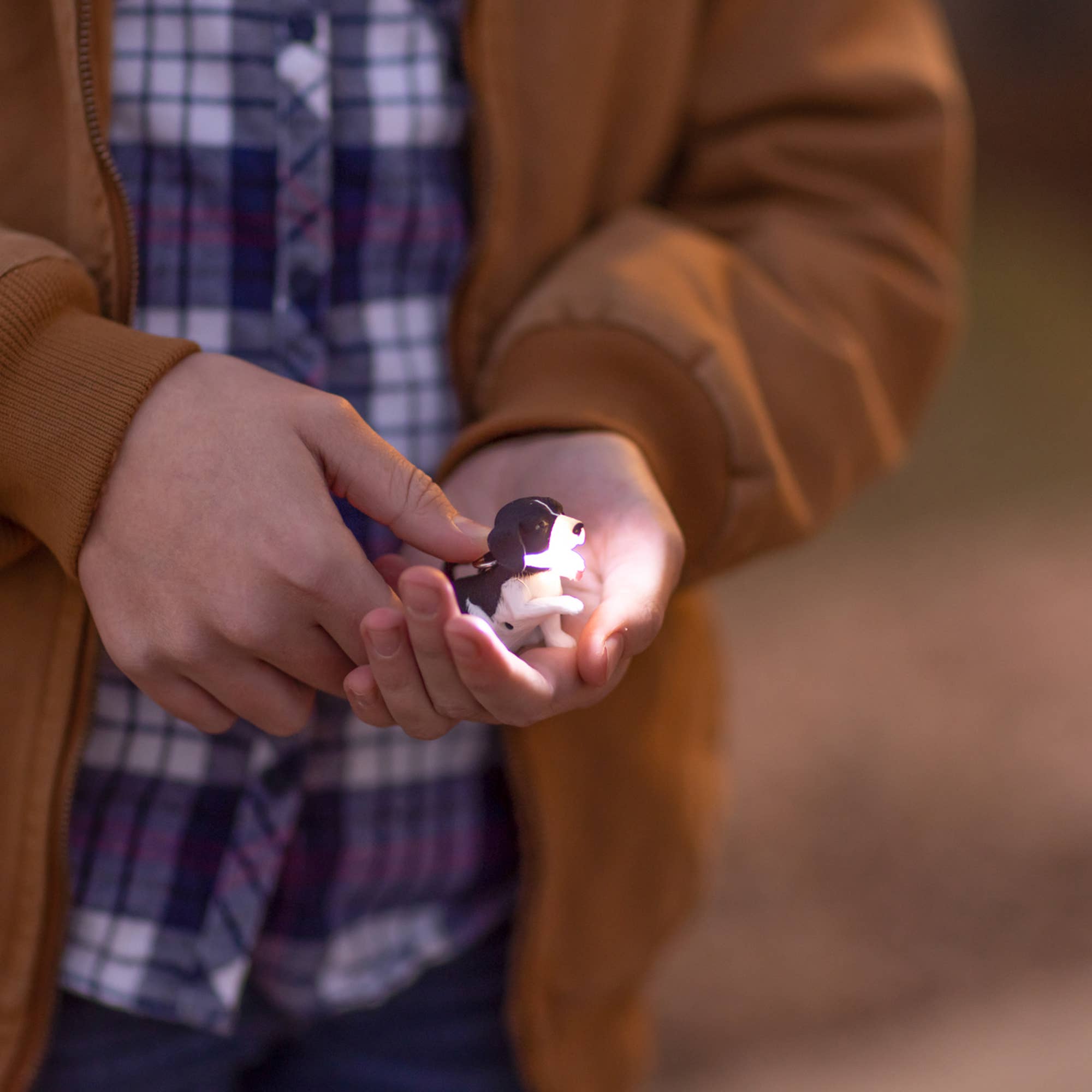 WildLight Animal Carabiner Flashlight - Spaniel Dog - Laeta Kids